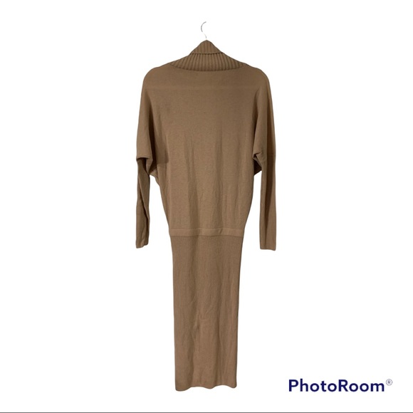 Allsaints Sofi Knit Dress Toffee Brown 